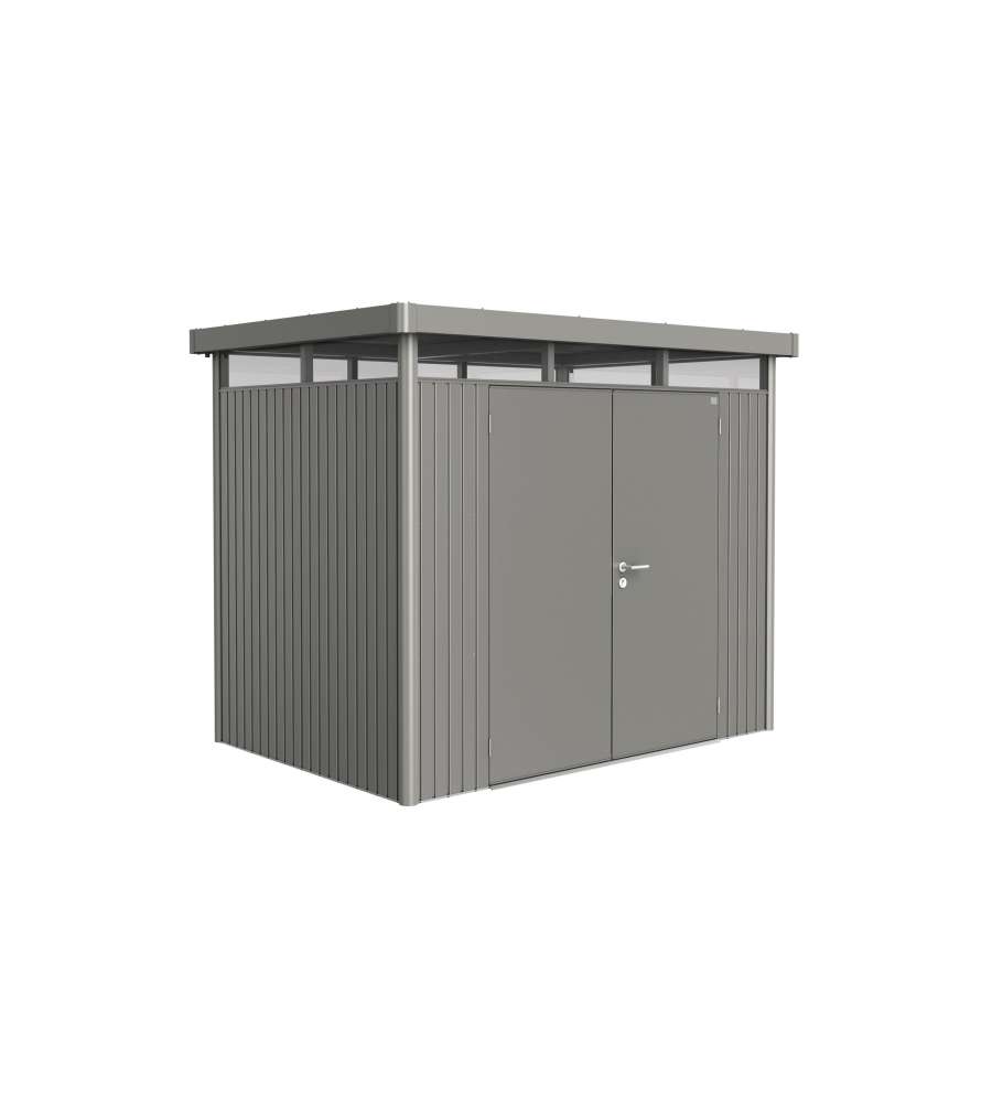 Biohort Casetta da Giardino HighLine H2 Grigio Quarzo 275x195x222 cm