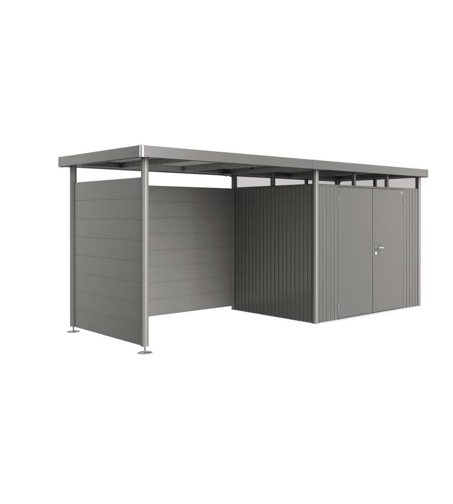 Parete posteriore per tetto laterale casetta HighLine H2-H5 grigio quarzo metallizzato