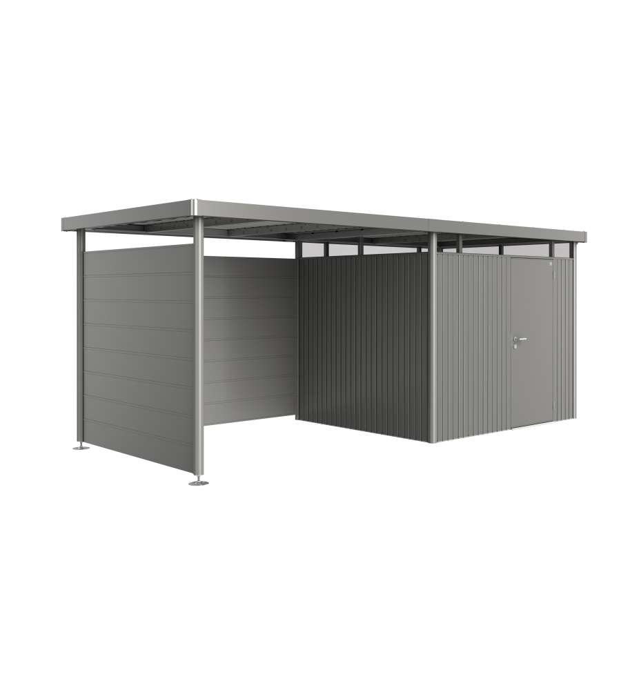 Parete posteriore per tetto laterale casetta HighLine H2-H5 grigio quarzo metallizzato