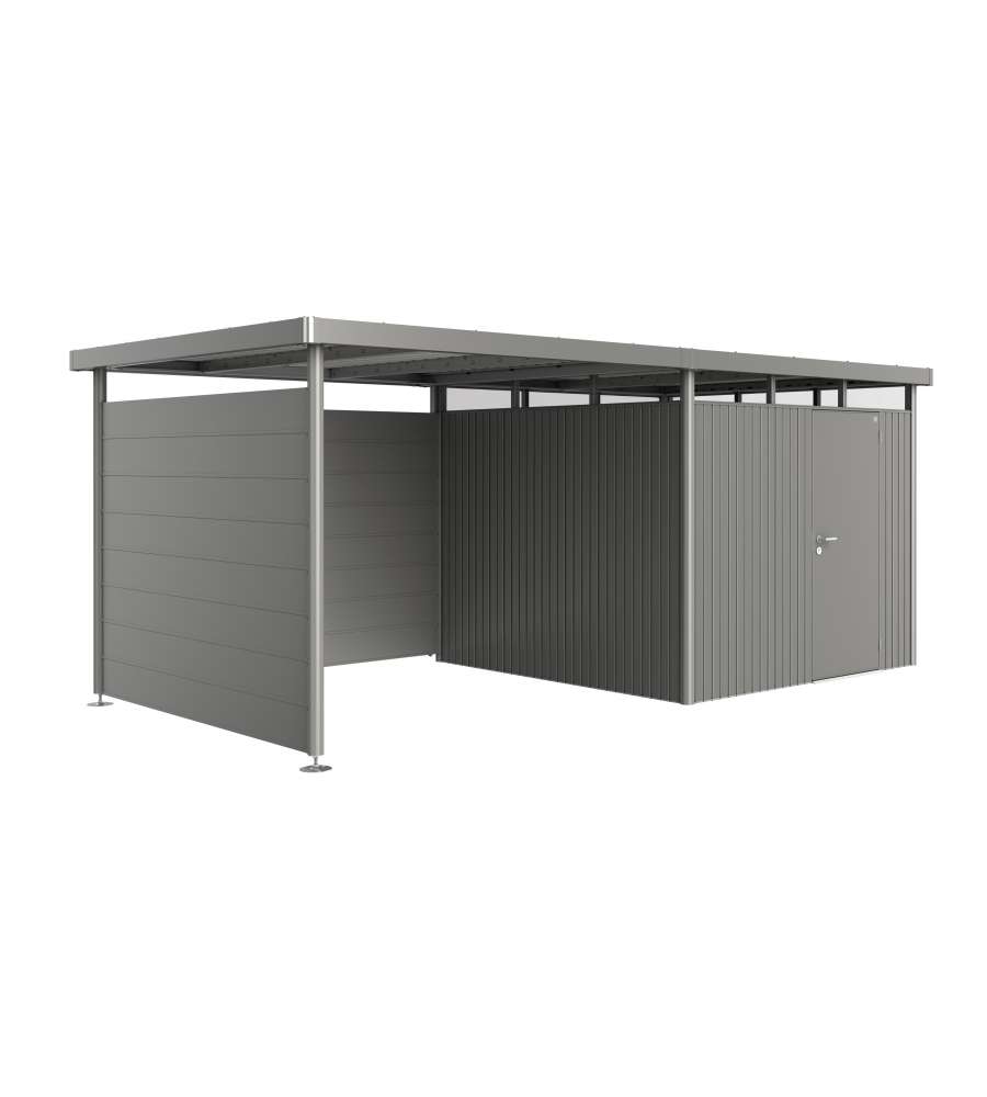 Parete posteriore per tetto laterale casetta HighLine H2-H5 grigio quarzo metallizzato