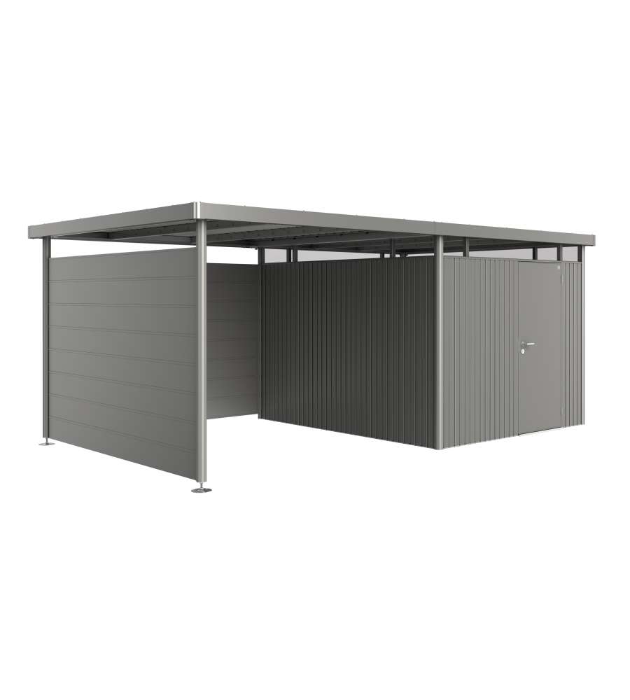 Parete posteriore per tetto laterale casetta HighLine H2-H5 grigio quarzo metallizzato