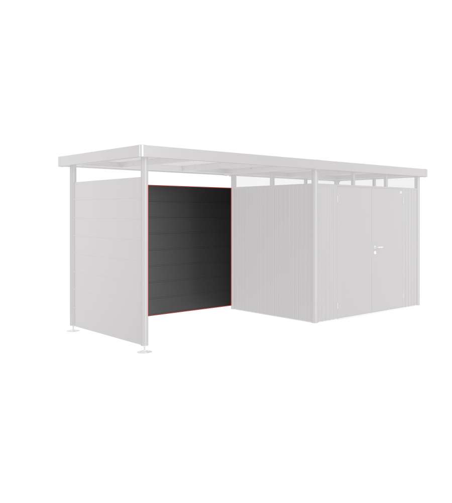 Parete posteriore per tetto laterale casetta HighLine H2-H5 grigio quarzo metallizzato