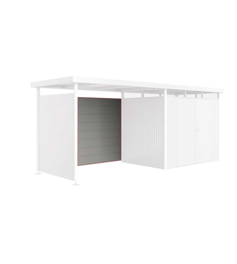 Parete posteriore per tetto laterale casetta HighLine H2-H5 grigio quarzo metallizzato