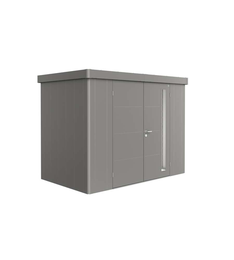 Casetta Neo 1C doppia porta, grigio quarzo metallizzato
