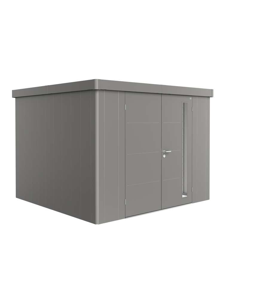 Casetta Neo 3C doppia porta, grigio quarzo metallizzato