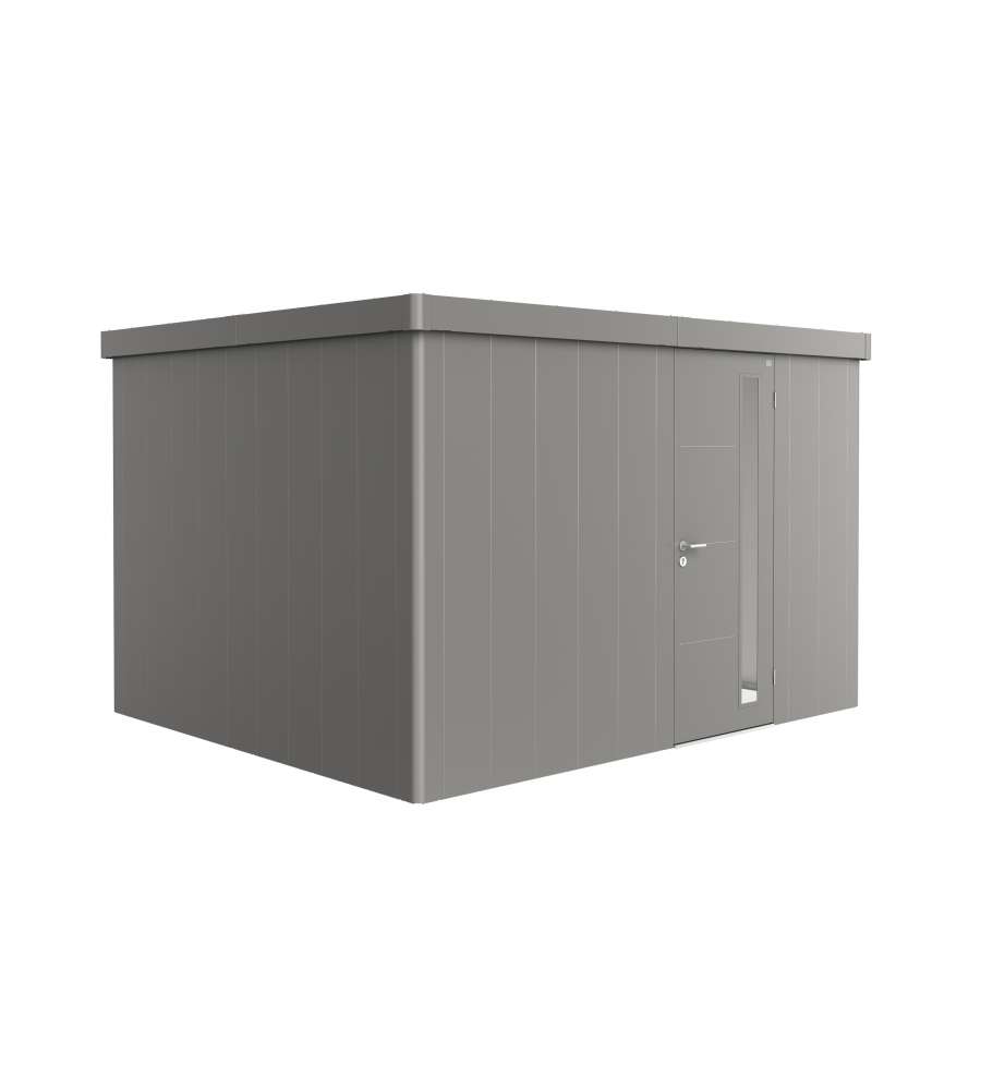 Casetta Neo 3D porta standard, grigio quarzo metallizzato