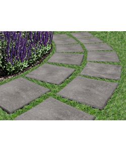 Piastrelle Ecologiche Stomp Stone - Nero/Grigio - 30x30 cm