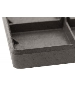 Piastrelle Ecologiche Stomp Stone - Nero/Grigio - 30x30 cm