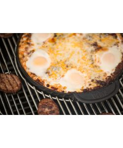 WEBER Piastra Gourmet in Ghisa per Barbecue - Nero - Cottura Uniforme