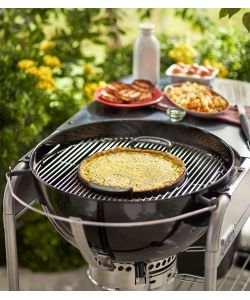 WEBER Piastra Gourmet in Ghisa per Barbecue - Nero - Cottura Uniforme