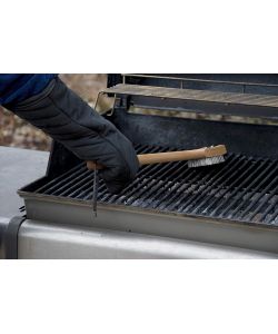 WEBER Spazzola per Barbecue in Acciaio e Legno - Accessori Grill
