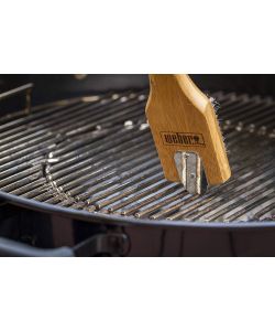 WEBER Spazzola per Barbecue in Acciaio e Legno - Accessori Grill