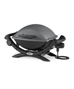 WEBER Barbecue Elettrico Q 1400 in Ghisa, Grigio Antracite