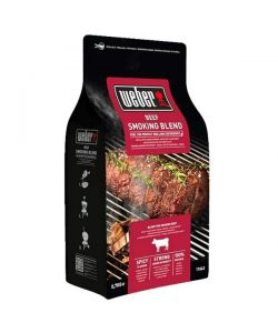 WEBER Chips Affumicatura per Carne di Manzo - Mix Legno di Noce e Frutta 0,7 kg