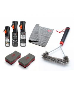 WEBER Kit di Pulizia per Barbecue a Carbone - Accessori per Grigliare