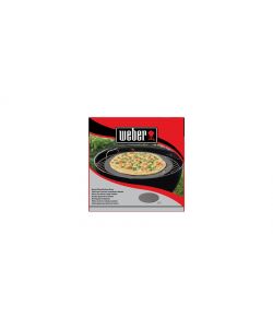 WEBER Pietra Refrattaria per Pizza Diam. 36,5 cm - Nero