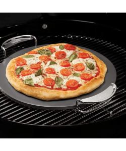 WEBER Pietra Refrattaria per Pizza Diam. 36,5 cm - Nero