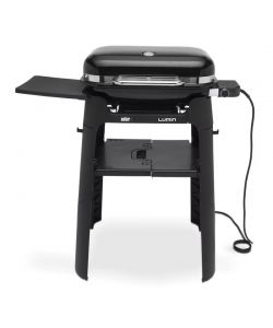 WEBER Barbecue Elettrico Lumin con Supporto - Nero - Alta Potenza