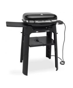 WEBER Barbecue Elettrico Lumin con Supporto - Nero - Alta Potenza