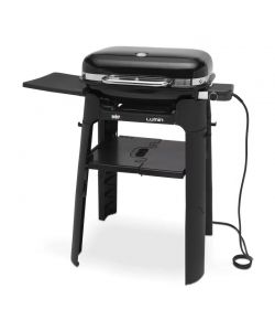 WEBER Barbecue Elettrico Lumin con Supporto - Nero - Alta Potenza