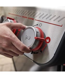 WEBER Barbecue a gas Spirit EP-435 - 4 Bruciatori con Sear Zone + Fornello Laterale