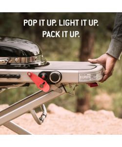 Weber Barbecue a Gas Traveler 2026 Pieghevole Nero 111 cm con Ruote