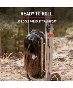 Weber Barbecue a Gas Traveler 2026 Pieghevole Nero 111 cm con Ruote