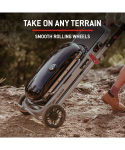 Weber Barbecue a Gas Traveler 2026 Pieghevole Nero 111 cm con Ruote