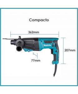 Makita Tassellatore HR2670 800W 3 Funzioni SDS-Plus