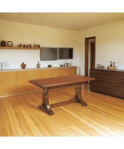 Tavolo Estensibile - 180/360 cm - Colore Noce - Faggio Massello