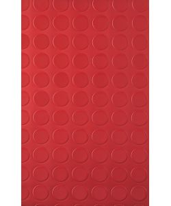 Copripavimento in pvc con rilievo bollo rosso 100cm