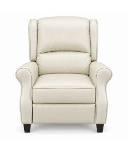 Poltrona Della Nonna Reclinabile in Ecopelle Crema - Comfort e Stile