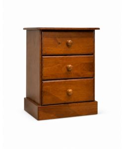 Domo Mea Comodino Ciliegio 3 Cassetti 62x46x41 cm Arredo Elegante