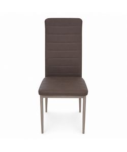 Avatar Sedia in Similpelle Fango - Elegante e Moderna 51x41x98 cm