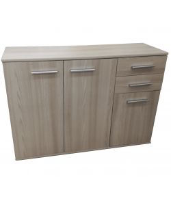OSLO Madia Mobile Olmo - 3 Ante e 2 Cassetti - 103x35x70 cm