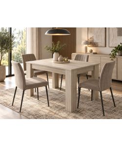 Tavolo Ulrich Allungabile color Olmo 140/200x88x75h Cm - Design Moderno
