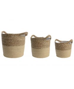 Cesta con manici in vimini piccola