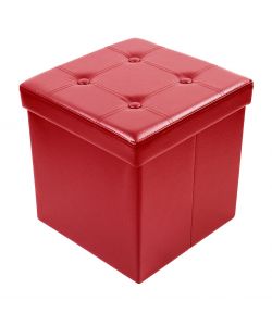 Pouf Pieghevole Rosso