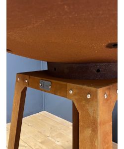 B&B Artigianato Italiano Design - Braciere in Acciaio Corten da 900mm