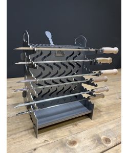 Spiedo Verticale con 6 spiedi Inox S B&B Gualdo Tadino AI Design