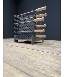 Spiedo Verticale con 6 spiedi Inox S B&B Gualdo Tadino AI Design
