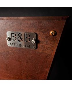 Parrilla Square Pro Inox da appoggio B&B Gualdo Tadino AI Design