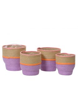 Cesta Viola rigata small