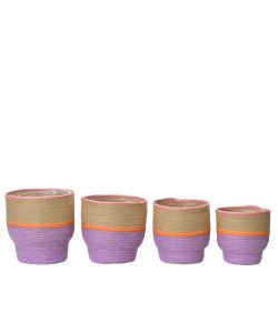 Cesta Viola rigata extra small