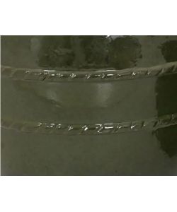 Vaso Lucia Terracotta Cilindrico Verde 28 cm per Piante Interno/Esterno
