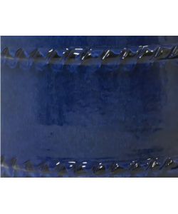 Vaso Lucia Terracotta Cilindrico Blu 35 cm per Piante Indoor/Outdoor