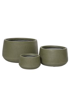 Vaso Tyler per piante Verde Antico Rotondo 35 cm Interno/Esterno