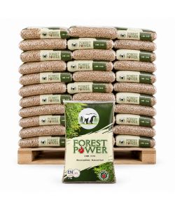 Pedana Pellet Forest Power di Conifera ENplus A1 - 65 Sacchi da 15 kg