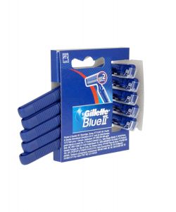 Gillette Lamette Blue 2 Usa e Getta 5 Pezzi Blu con 2 Lame