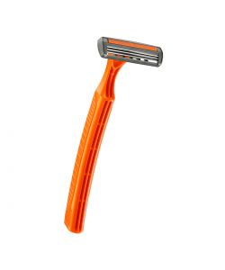 BIC Rasoio Usa e Getta Arancione Sensitive 3 Lame - Confezione da 6 pz